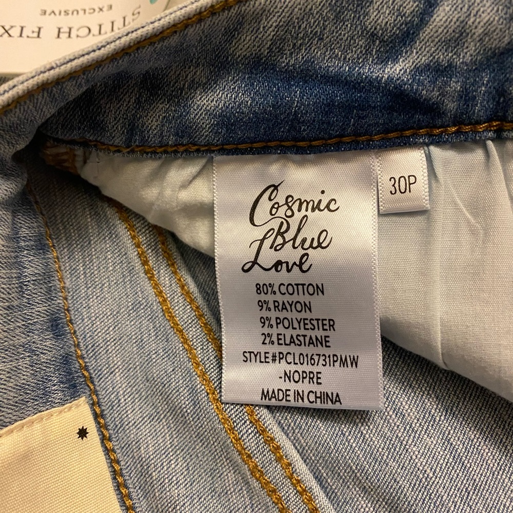 COSMIC JEAN BLUE ARIELLE SKINNY SCISSOR CUT HEM - Picture 11 of 13